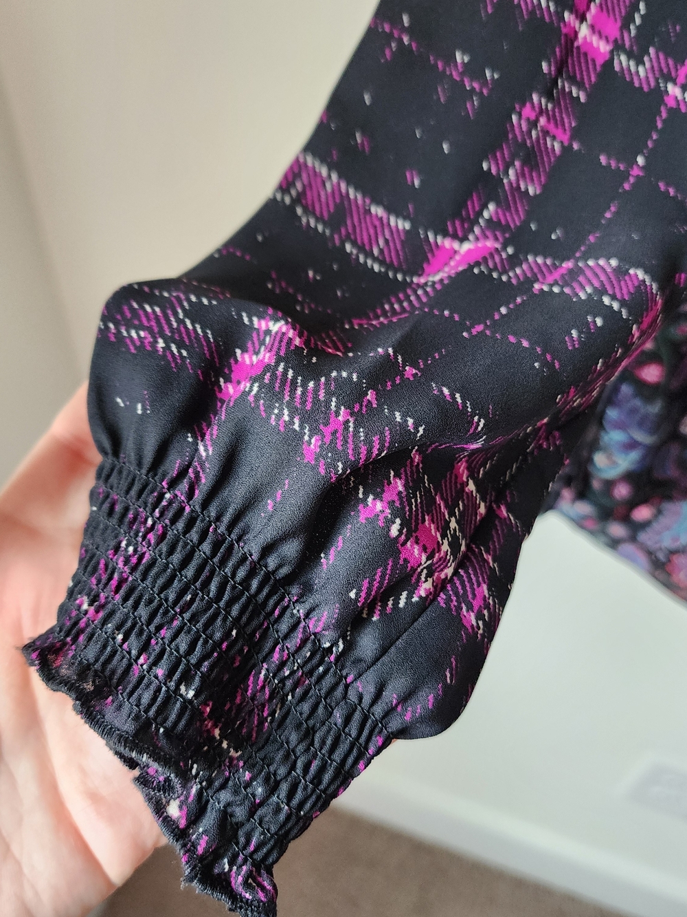 Plaid Paisley Tunic Blouse - Picture 6 of 11